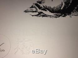Banksy Sale Ends Signed & Numbered Print XX/500 Pictures on Walls (POW)