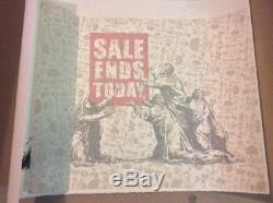 Banksy Sale Ends Today Original Signed Limited Edition Art Print Barely Legal