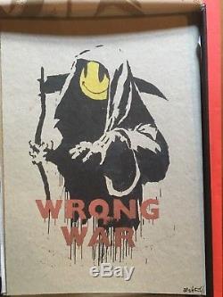 Banksy Signed Wrong War- Complete Box Set Portfolio Pax Britannica Pest Control