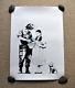 Banksy Stop And Search Pow Print Signed Not Numbered No Coa See Description