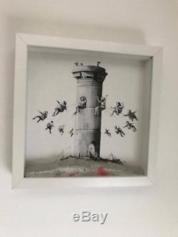 Banksy The Walled Off Hotel Box Set Print with Free Invader sticker