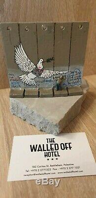 Banksy Wall Armoured Dove Walled Off Hotel Original certficate -Sold OUT