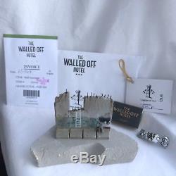 Banksy Walled Off Hotel Authentic Defeated Wall Sculpture Numbered + Receipt