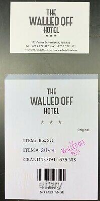 Banksy Walled Off Hotel Box Set and Receipt (Embossed Stamped Matching Edition)