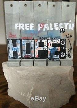 Banksy Walled Off Hotel Wall Section Souvenir Hope Wall Sculpture RARE