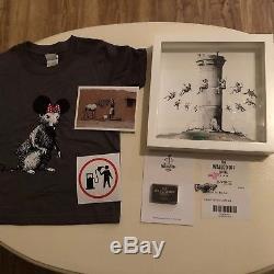 Banksy Walled Off Hotel box set. With extras and Banksy Financial Times magazine