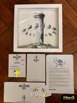 Banksy walled off hotel Box Set with Walled Off Hotel accessories