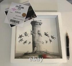 Banksy walled off hotel box set With COA
