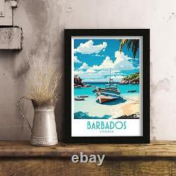 Barbados Travel Print Wall Art Barbados Travel Poster Gift For Barbados Scenery