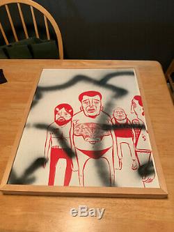 Barry McGee Untitled print 2003 Each work is unique