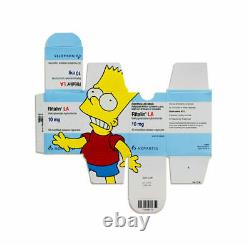 Bart on Ritalin Poster by Ben Frost Signed The Simpsons Print x/40 SOLD OUT