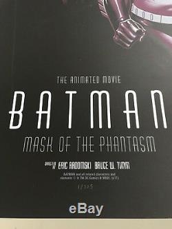 Batman Phantom City Creative Mask of the Phantasm Mondo Print Poster Animated