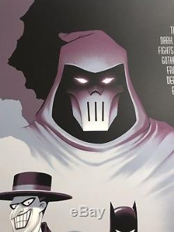 Batman Phantom City Creative Mask of the Phantasm Mondo Print Poster Animated