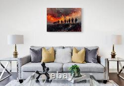 Battle of the Somme Canvas Picture Print Wall Art