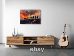 Battle of the Somme Canvas Picture Print Wall Art