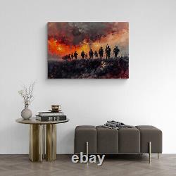 Battle of the Somme Canvas Picture Print Wall Art