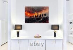 Battle of the Somme Canvas Picture Print Wall Art