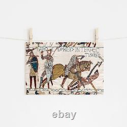 Bayeux Tapestry Battle of Hastings (1070) Painting Photo Poster Print Art