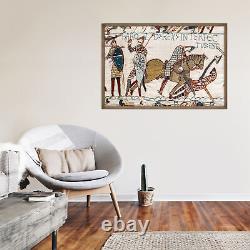 Bayeux Tapestry Battle of Hastings (1070) Painting Photo Poster Print Art