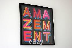 Ben Eine Amazement Ap Signed Sold Out