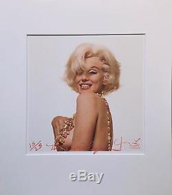 Bert Stern Marilyn Monroe That Famous Smile Signed Print Of 25 Gallart