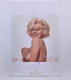 Bert Stern Marilyn Monroe That Famous Smile Signed Print Of 25 Gallart