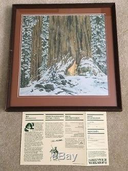 Bev Doolittle Christmas Day, Give Or Take A Week Framed Print With COA