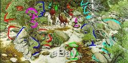 Bev Doolittle FOREST HAS EYES-WSS Print-Camoflauge-Horse-Trapper-Hidden Images