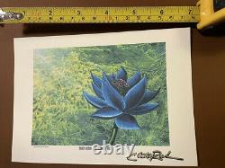 Black Lotus MTG small 5x7 signed by Christopher Rush print