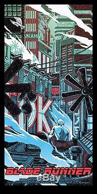 Blade Runner EXCLUSIVE Matching Variant 3 Poster SET Tim Doyle S/N /200 NT Mondo