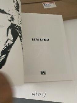 Blek Le Rat Signed Book & Original Spray Rat On Wood Ltd To 100 Obey Brainwash