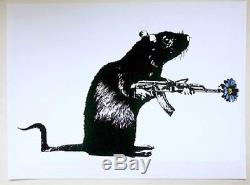 Blek Le Rat The Warrior (Le Guerrier) Print Banksy Space Invader Murakami