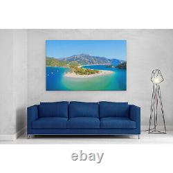 Blue Lagoon Beach Oludeniz Turkey Canvas Print Framed Wall Art Picture Holiday