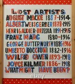 Bob and Roberta Smith Lost Artists (2014) LTD ED. SIGNED RARE