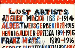 Bob and Roberta Smith Lost Artists (2014) LTD ED. SIGNED RARE