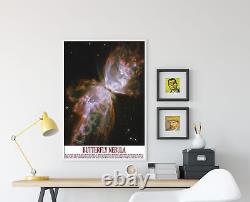Butterfly Nebula Poster Photo Art Print Gift Motivation NASA Space Astronomy