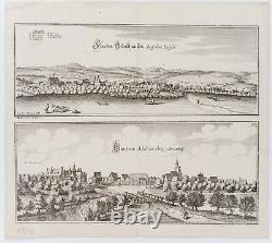 C. Merian (1627-1686), gieboldehausen and gartow in Lower Saxony, 1654, wheel