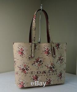 COACH 55181 Beechwood Floral Print Large Highline Tote