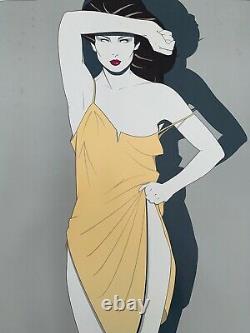 California Artist Patrick Nagel Signed 1980 Art Expo Exhibition Serigraph Print