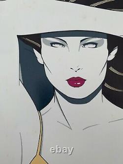 California Artist Patrick Nagel Signed 1980 Art Expo Exhibition Serigraph Print