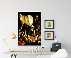 Caravaggio The Conversion on the Way to Demascus (1600) Poster Art Print Gift