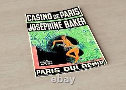 Casino de Paris Josephine Baker Poster Vintage Cabaret Print Bedroom