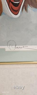 Chuck Oberstein Hand Signed Limited Edition Rainbow Riders Clowns Litho 204/442