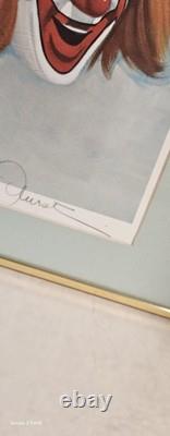 Chuck Oberstein Hand Signed Limited Edition Rainbow Riders Clowns Litho 204/442
