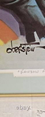 Chuck Oberstein Hand Signed Limited Edition Rainbow Riders Clowns Litho 204/442