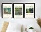 Claude Monet Posters Set Of 3 Art Prints Paintings Green Garden Iris Gift