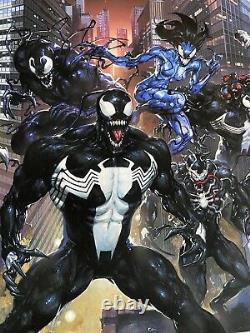 Clayton Crain Venomverse Limited Edition Marvel Print Nt Mondo