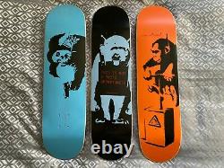 Clown Skateboards'Banksy Test Press Series' 3 Limited Edition Skateboard Decks