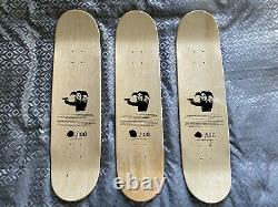 Clown Skateboards'Banksy Test Press Series' 3 Limited Edition Skateboard Decks