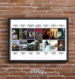 Coldplay Multi Album Cover Art Poster Discography Print Great Christmas Gift
